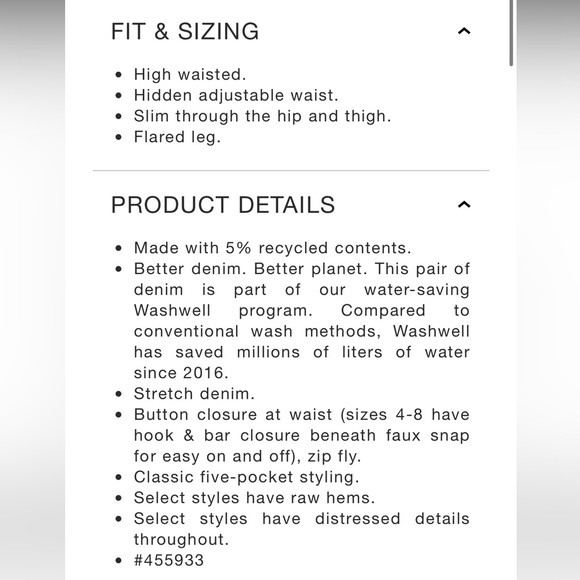 GAP Kids '70s Flare Jeans - 8 girl - Picture 5 of 7